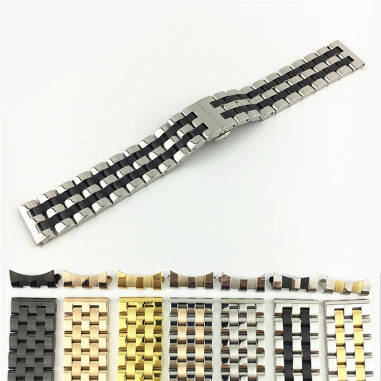 Dây đeo đồng hồ thép không gỉ 18-24mm