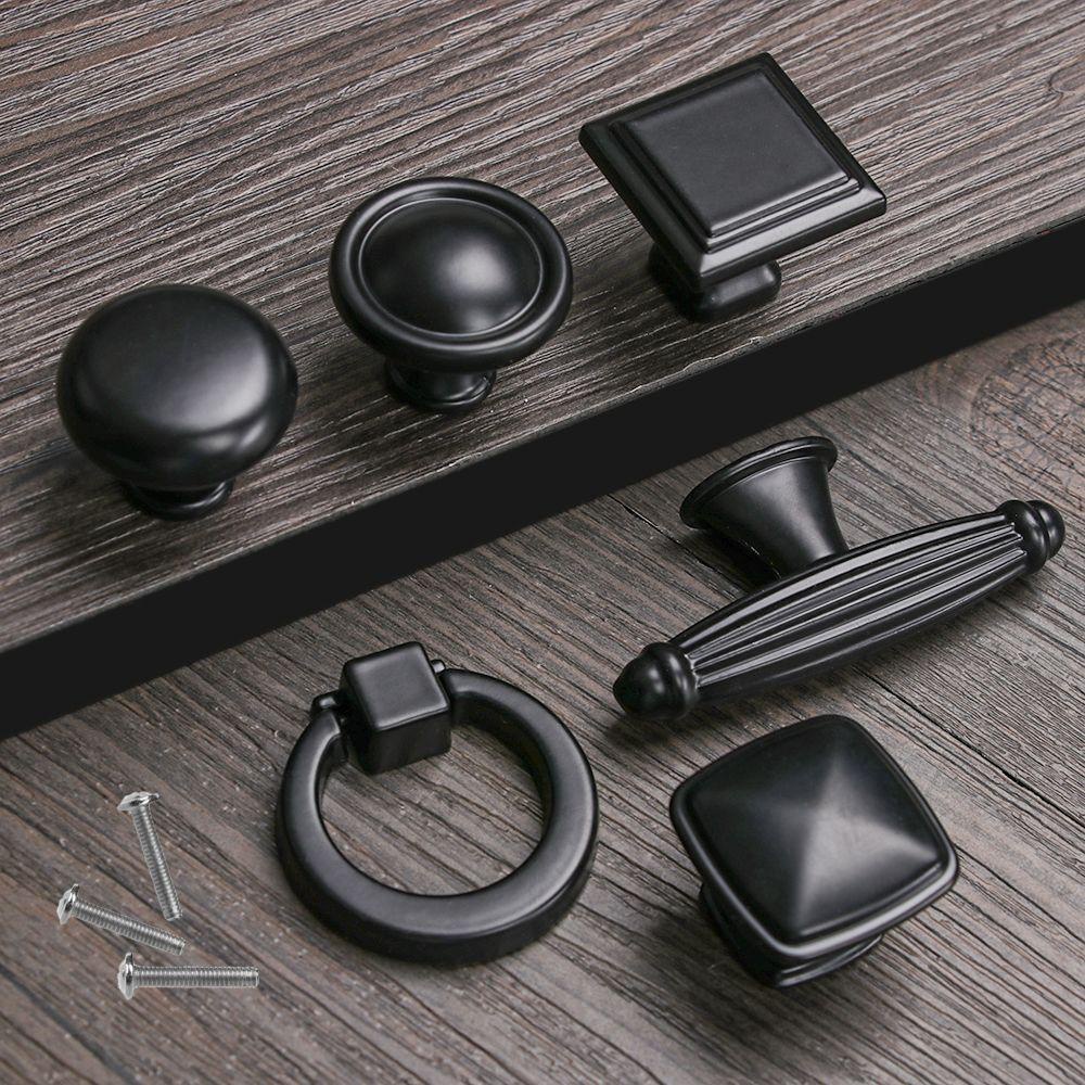 Tay Nắm Cửa Tủ Bếp Màu Đen Nhiều Kiểu Dáng