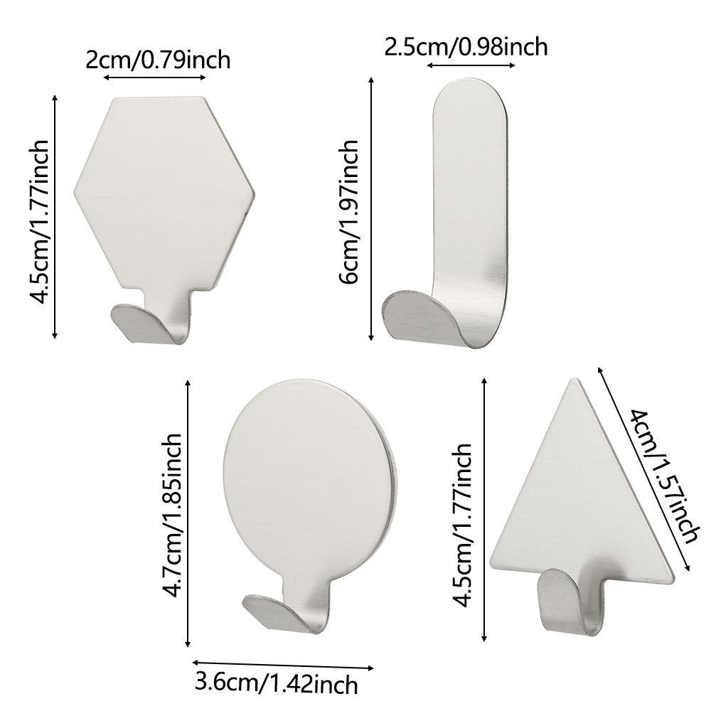 Móc Treo Khăn Gắn Tường Tự Dính Tiện Dụng Cho Phòng Khách / Nhà Bếp
