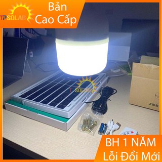 Đèn Búp Led 90W Năng Lượng Mặt Trời Solar Light Pin 8000 mAh Sạc Được Điện Thoại