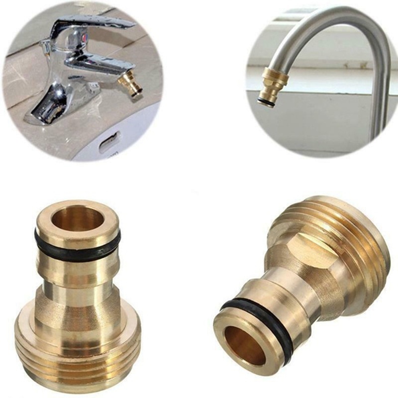 1 Đầu Nối Vòi Nước Bằng Đồng Thau 23mm Dùng Trong Nhà/Ngoài Trời