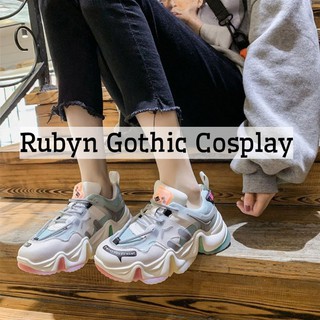 [CÓ SẴN] 🔥 Giày Sneaker Mix Màu Rainbow siêu cute 🔥