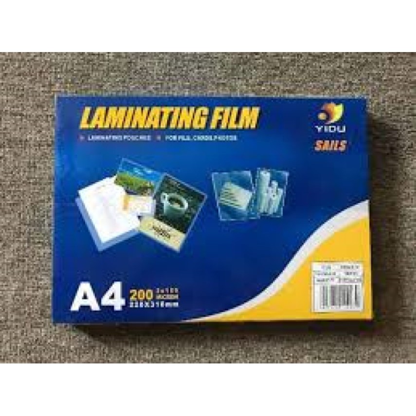 MÀNG ÉP PLASTIC  CÁC ĐỊNH LƯỢNG KHỔ A4 100 TỜ/HỘP