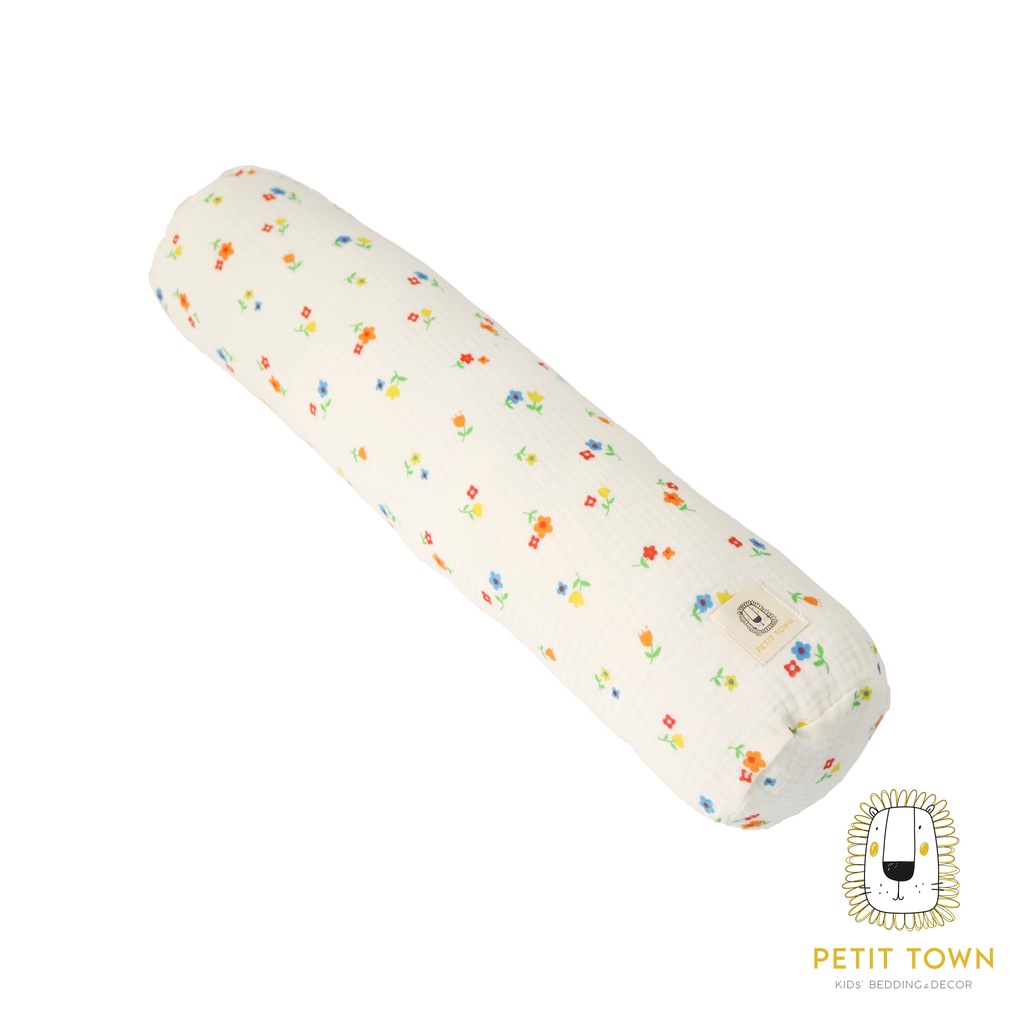 Combo sơ sinh 4 món Petit Town vải xô muslin họa tiết hoa cho bé gái