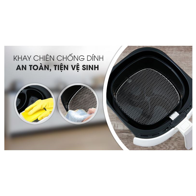 Nồi chiên không dầu Philips 3 lít - HD9216 - Hàng chính hãng