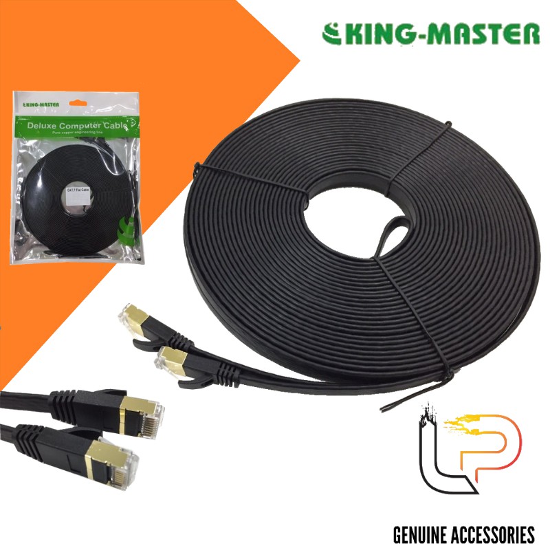 CÁP MẠNG CAT 7 SSTP ĐÚC SẴN 2 ĐẦU KM KC714 DÀI 10M - KC715 DÀI 15M - KC714 DÀI 20M