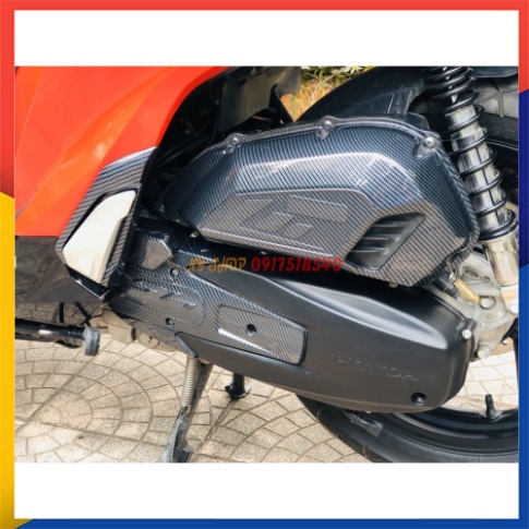 ỐP LỐC MÁY NHỎ SƠN CARBON CHO SH 2017-2019