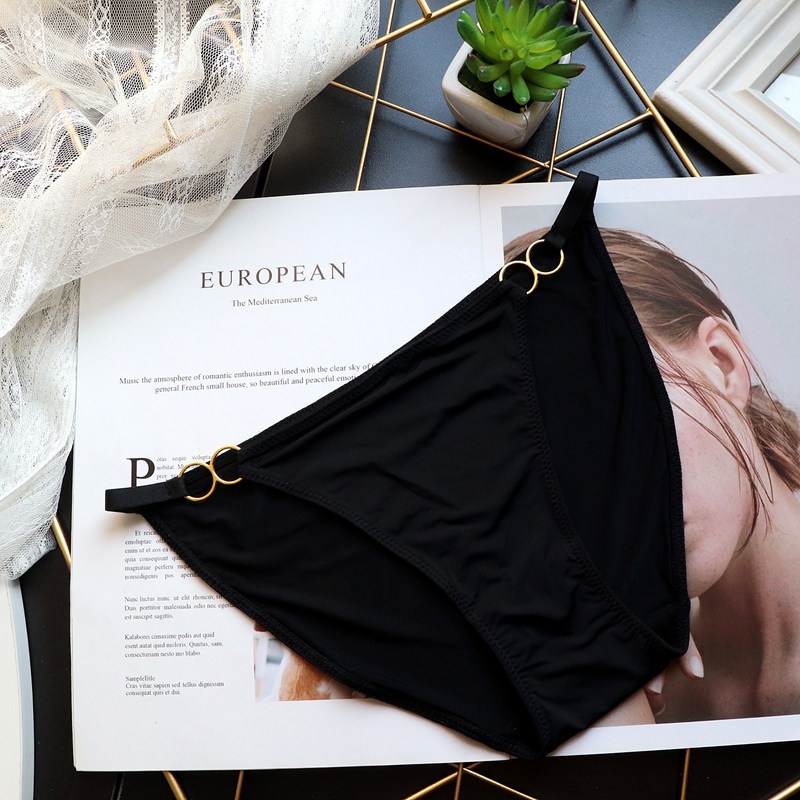 Quần lót nữ thun lạnh Chichi Bra, quần chip nữ mỏng nhẹ quai dây sexy họa tiết da beo cá tính freesize 40 - 55kg S136