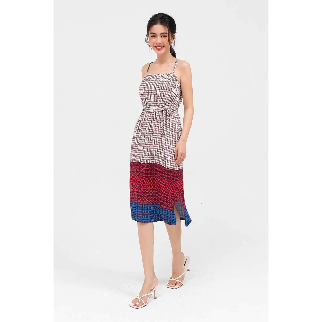 Đầm Maxi LAMER Hai Dây Chun Eo L63M21H025