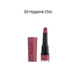 Son Bourjois Velvet 03 Màu Hồng Đậm Hyppink Chic