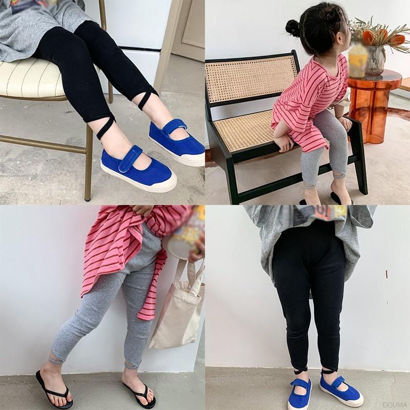 Quần Legging Dáng Ôm Phong Cách Hàn Quốc Cho Bé Gái