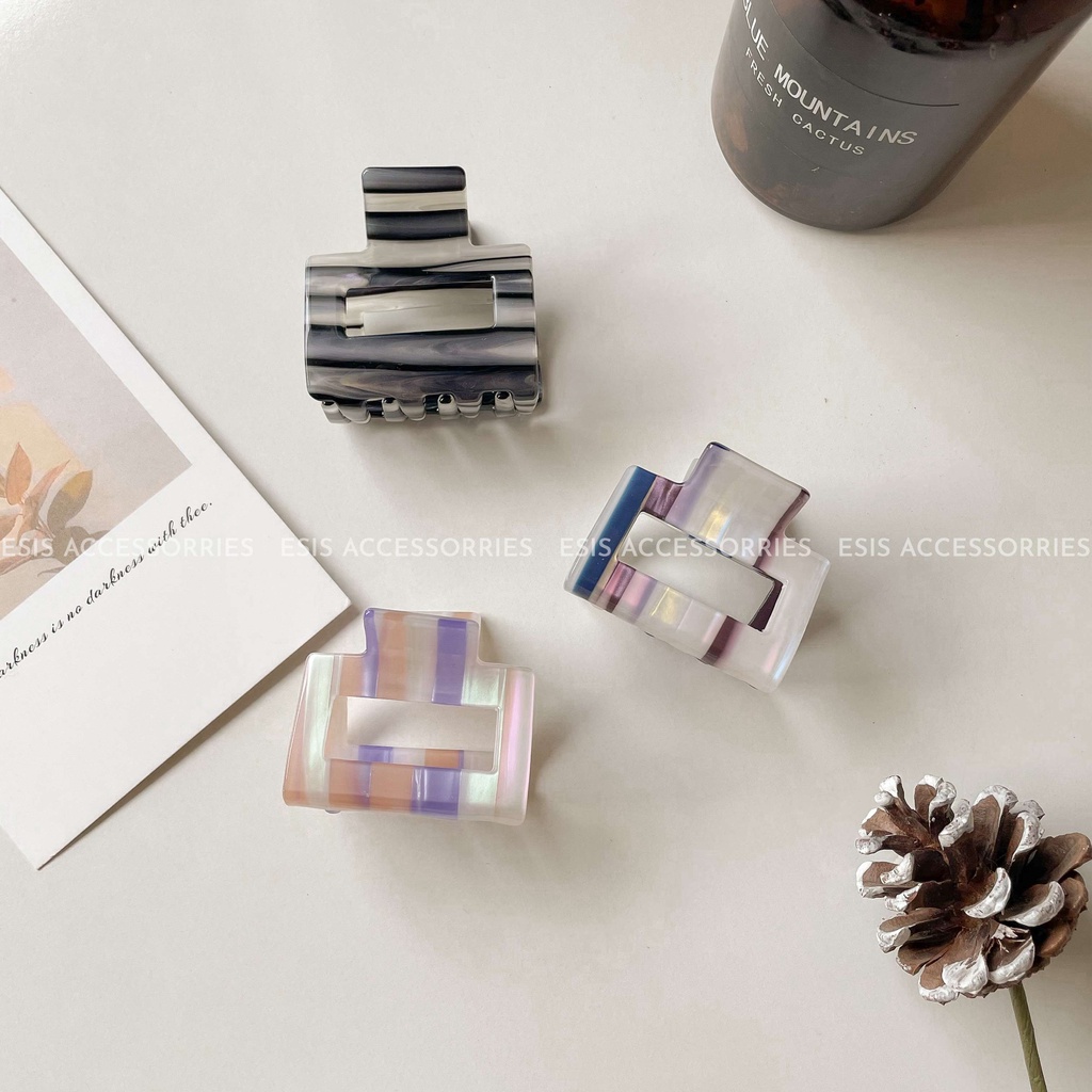 KẸP GẮP TÓC NỮ CÀNG CUA ÁNH XÀ CỪ HÀN QUỐC ESIS ACCESSORIES