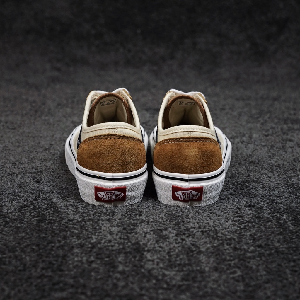 Vans Giày Thể Thao Cổ Thấp Kẻ Sọc Bên Hông Màu Nâu 36 Demon VR3 SF Mã 1848