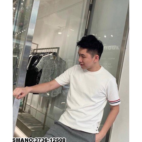 🌟 Áo thun cổ tròn Thom đơn giản mặc nam nữ, đơn đôi nhóm, hàng siêu cấp, chất đẹp, ảnh thật