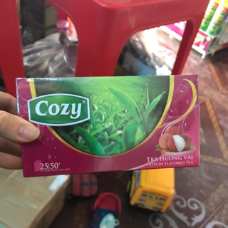 Trà cozy hương vải/ hương đào túi lọc 50g