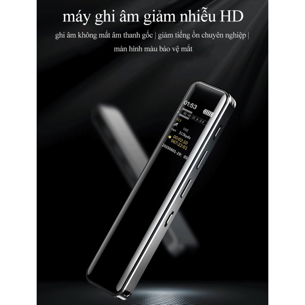 Máy ghi âm giảm nhiễu màn hình IPS HD cao cấp | BigBuy360 - bigbuy360.vn