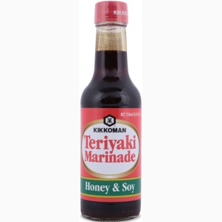 Xốt tẩm ướp Teriyaki mật ong và nước tương Kikkoman 250ml
