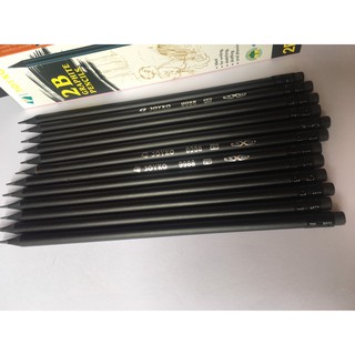 Bút chì than đen Joyko 9988 - Thân gỗ đen