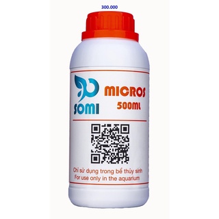 500 ml Phân nước vi lượng MICROS SoMi dành cho hồ thủy sinh, bucep - Phụ kiện thủy sinh