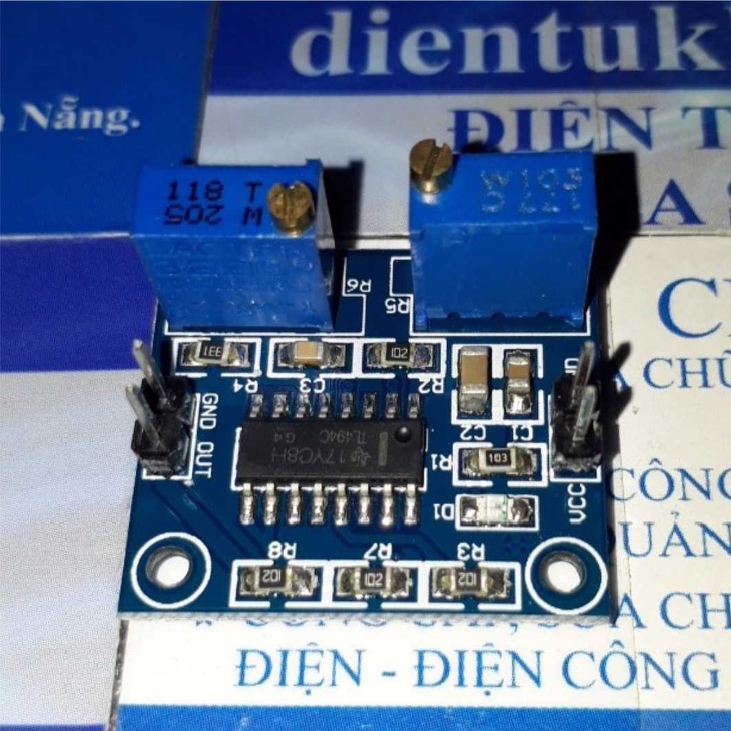 Module dao động TL494 PWM 500Hz-100KHz, Vin: 7-40V, vout: 5V kde4481