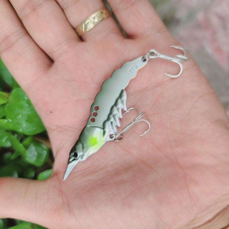 Mồi tôm sắt câu Lure