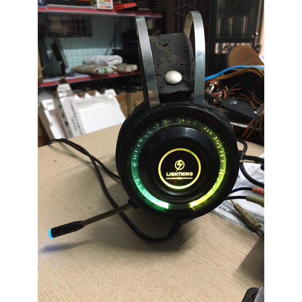 XẢ Tai Nghe cũ Chuyên Chơi Game Có Mic, Dây Chống Đứt, Dùng Được Cho Máy Tính Và Điện Thoại