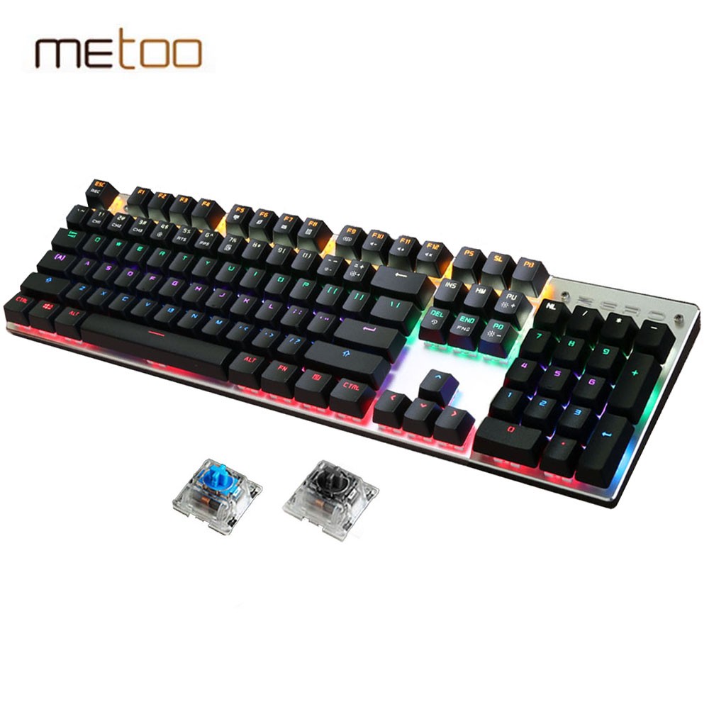 Bàn phím cơ game thủ zero full 104 key đèn Led 13 chế độ | WebRaoVat - webraovat.net.vn