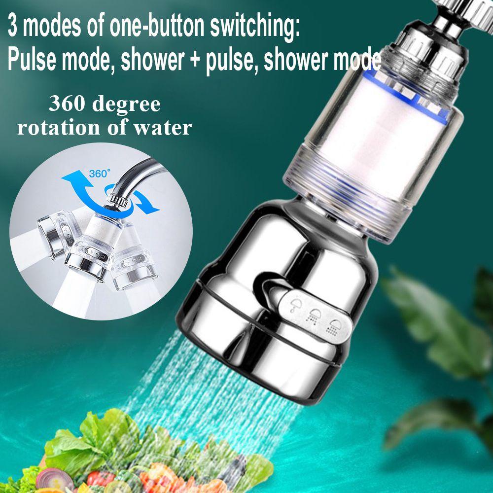 Đầu Nối Vòi Nước Xoay 360 Độ Dành Cho Nhà Bếp° Đầu Vòi Sục Khí Chất Lượng Cao