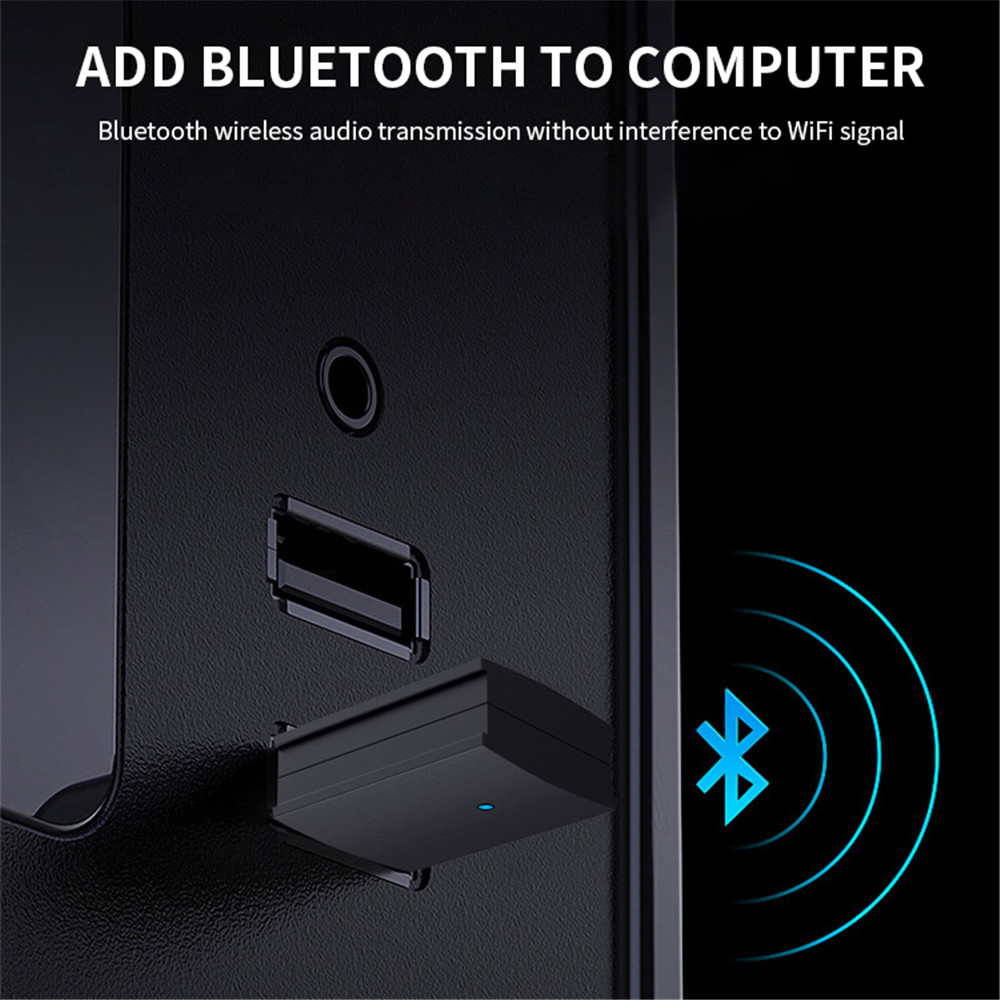 Usb Phát Tín Hiệu Âm Thanh Bluetooth 5.0 Cho Laptop