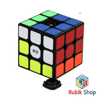 Đồ chơi rubik 3x3x3 - QiYi Sail W 3x3x3 Black/ White (Màu Đen/ Trắng)
