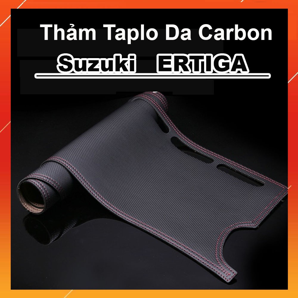 Thảm Taplo Da Vân Carbon Xe Suzuki Ertiga, XL7 2018 2019 2020 2021hàng cao cấp