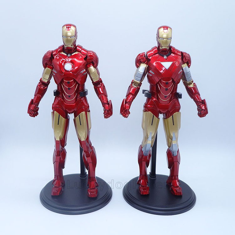 Mô hình Iron man MArk 4 MK, mk5 ,mk6, mk7 chính hãng empire toy crazy toy 1/6 - cao 30cm - Avengers