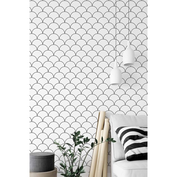 Tấm dài 5m Decal dán tường sang trọng - Decal phòng khách - HN Decor