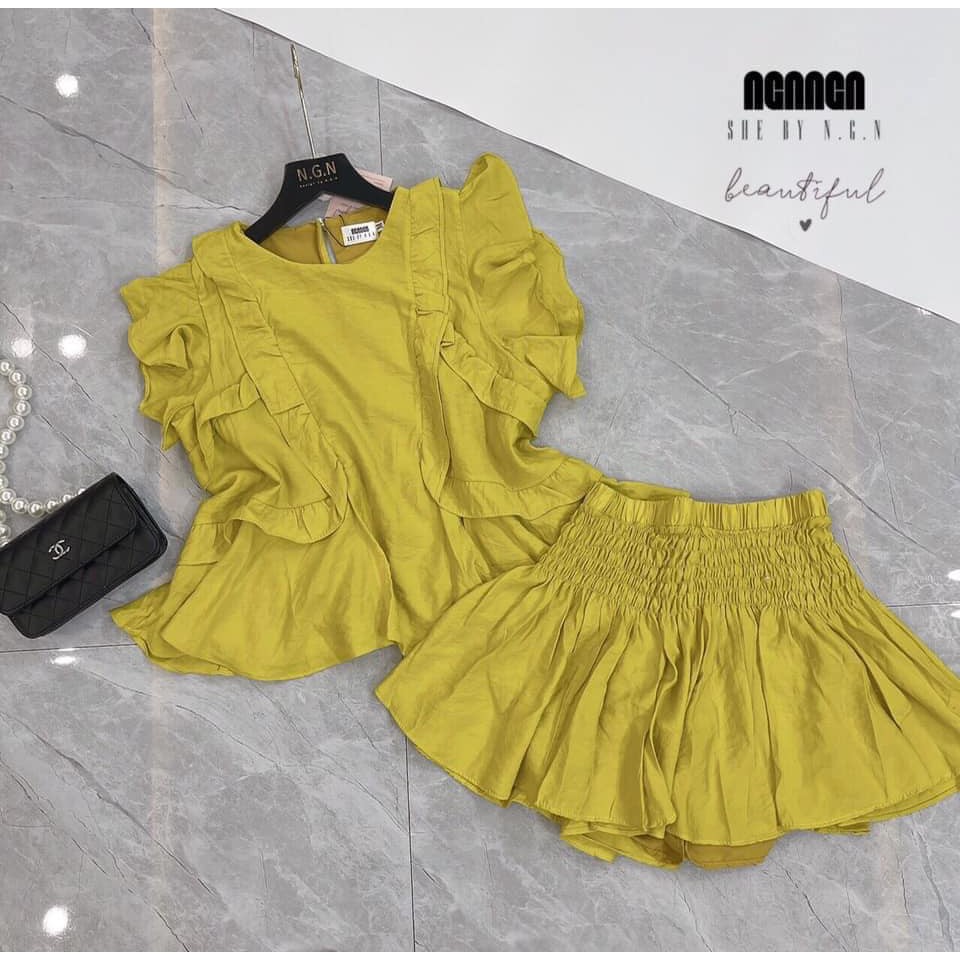 [Mã FAGREEN245 giảm 10% tối đa 30K đơn 99K] Bộ Đũi Cánh Tiên Quần Gỉa Váy Hàng Thiết Kế Best 2021 | BigBuy360 - bigbuy360.vn