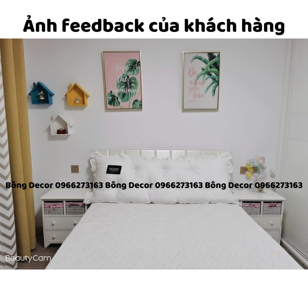 Gối Tựa Đầu Giường Cao Cấp Mẫu Mới Hình Chữ Nhật Kích Thước 1m8