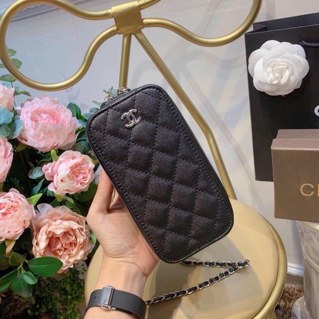 Túi đựng điện thoại sang chảnh trần ô sần fullbox