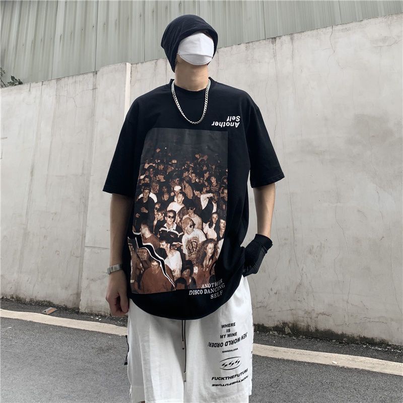 ÁO PHÔNG IN HÌNH HOẠ TIẾT HÀNG UNISEX VẢI ĐẸP