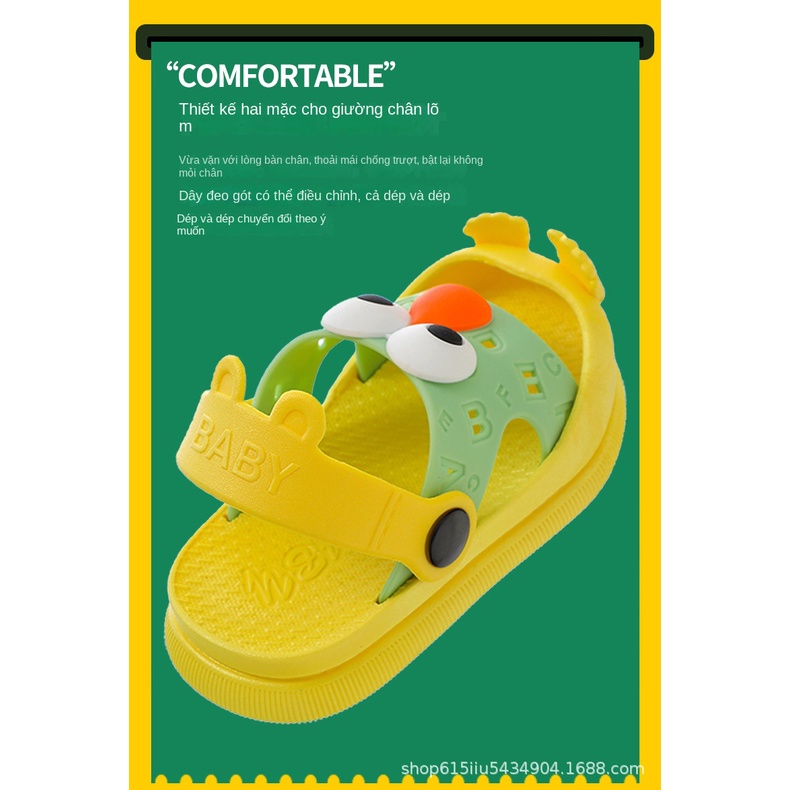 Dép Đi Trong Nhà Chống Trượt Cho Bé 1-3 Tuổi Ttc391