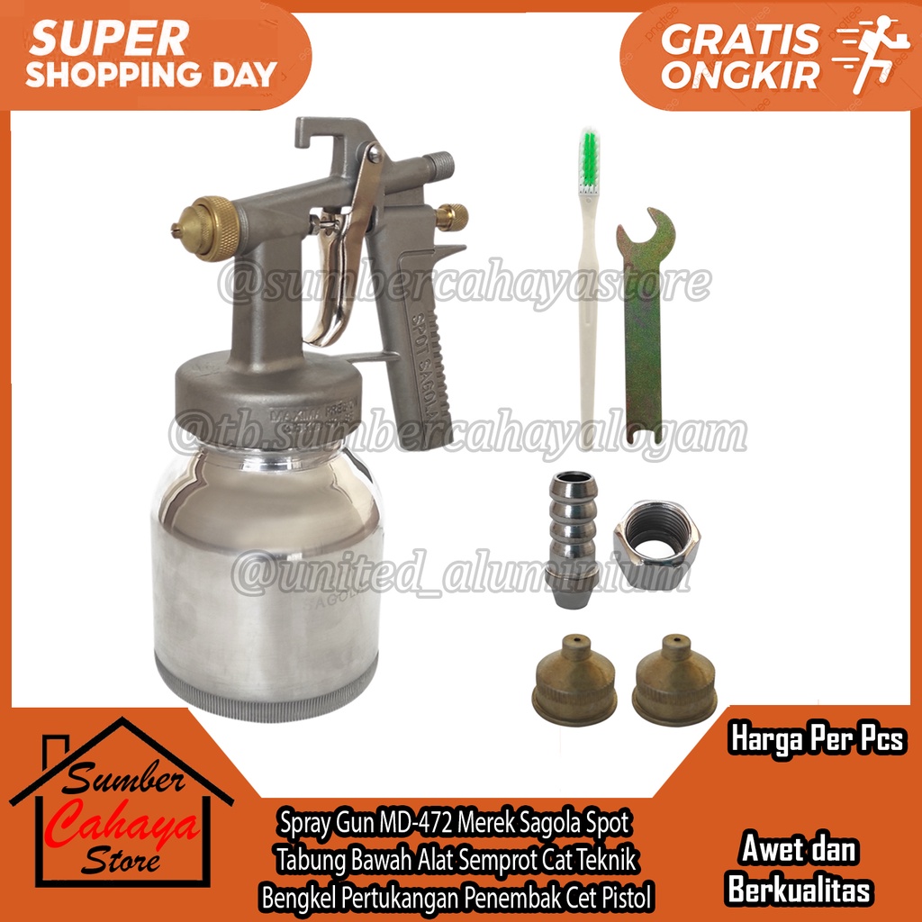 1 Bộ Súng Phun Sơn Thông Minh MD-472