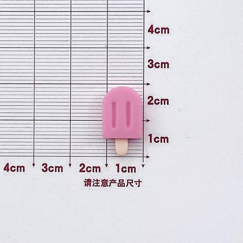 Mặt Charm Hình Cây Kem Hoạt Hình Mini Dùng Trang Trí Giày Dép