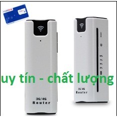 Bộ phát wifi 3G/4G Từ Sim Cao Cấp Kiêm Sạc Dự Phòng 2200mAh