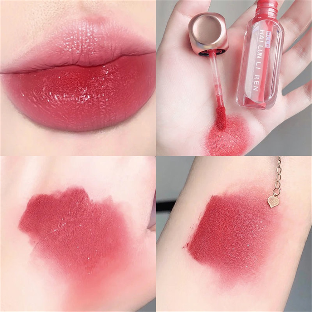 [Hàng mới về] Son môi trang điểm HLLR nhung mịn dưỡng ẩm chống thấm nước và mồ hôi lâu trôi không dính ly