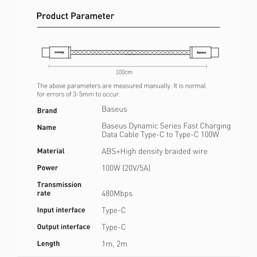 Cáp Sạc Siêu Nhanh 100W PD Type C sang Type C cho Macbook Pro Ipad Xiaomi Samsung - LVE028