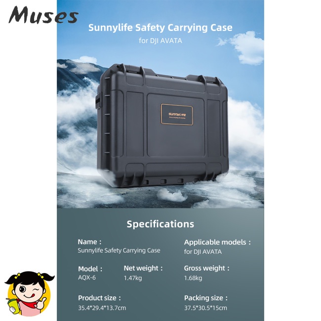 Túi Đựng An Toàn Cứng Chống Sốc &amp; Nước Cho Dji Avata