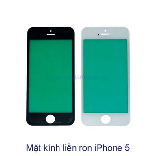 Mặt kính Liền Ron Ép Kính iP 5 (Trắng/ Đen)