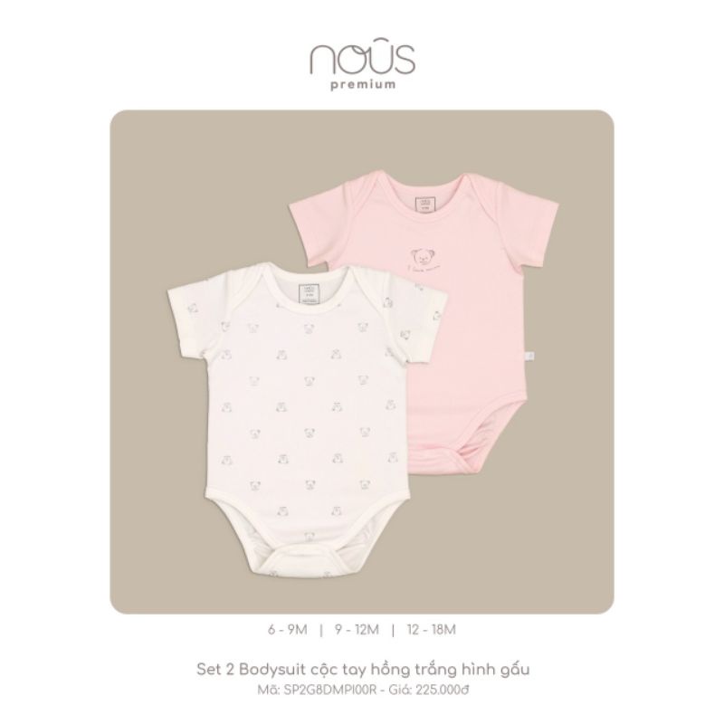 Sét Bodysuits size sơ sinh đến 12-18m