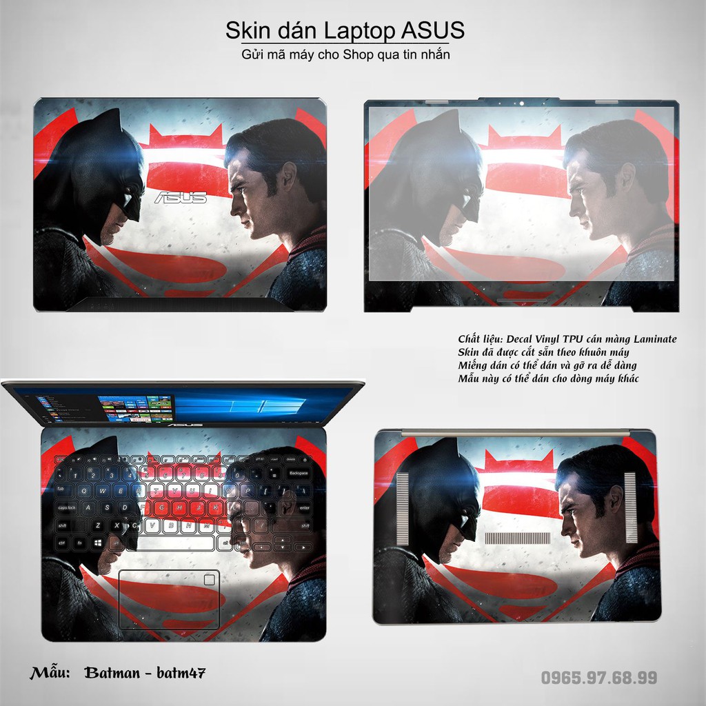 Skin dán Laptop Asus in hình Người dơin _nhiều mẫu 2 (inbox mã máy cho Shop)