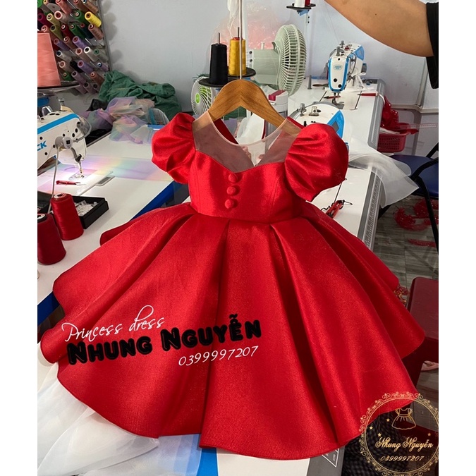 [Mã SKAMFSW175 giảm 10K đơn 50K] VÁY CÔNG CHÚA CÁNH ÉN