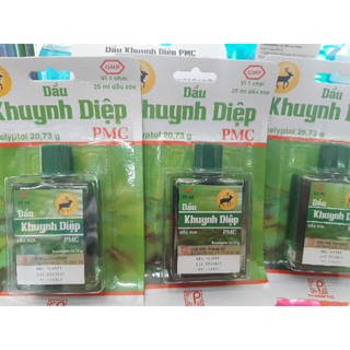 ✅  DẦU KHUYNH DIỆP CON NAI PMC 25ML