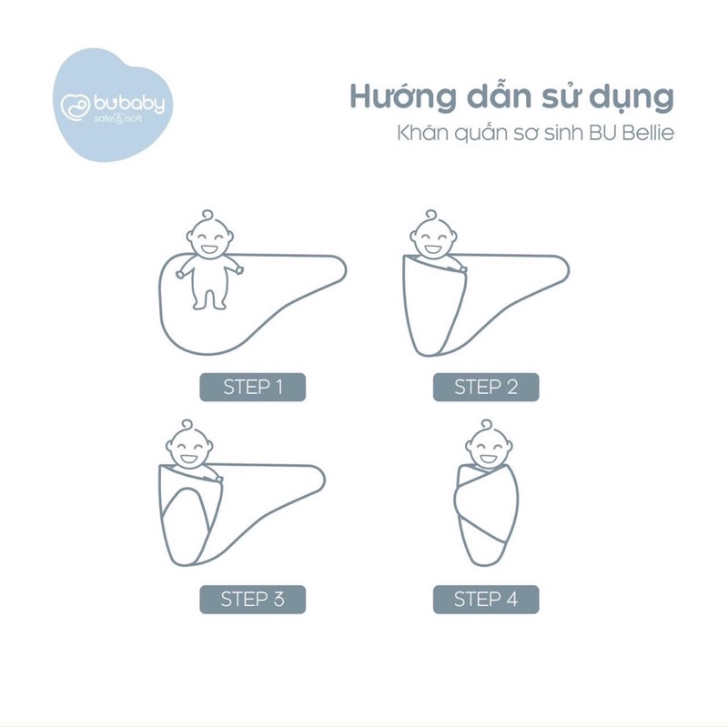 Khăn quấn / Nhộng Chũn Bu baby